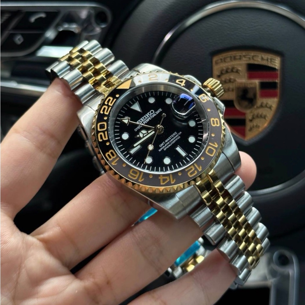 Seiko Mod: GMT Two-Tone